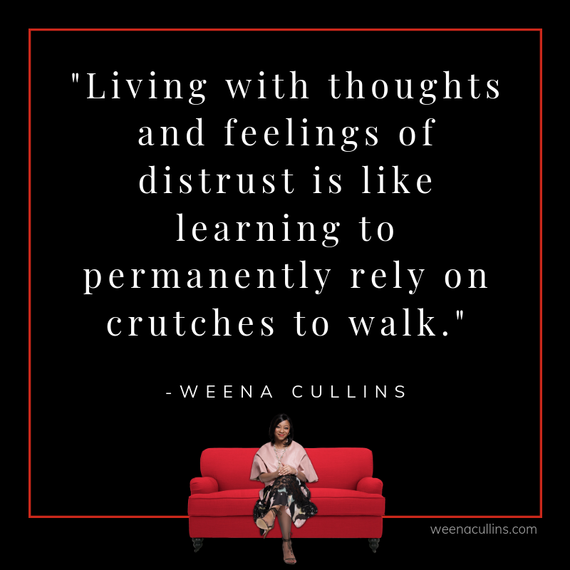 weenacullins's tweet photo. "Living with thoughts and feelings of distrust is like learning to permanently rely on crutches to walk." #survivorseries #yourrelationshipguide #relationshipadvice #relationshipgoals #weenacullins #relationshipwriter #relationshipspeaker https://t.co/XVXUtRgJgl #medium #dating https://t.co/3xWilSN5Cy