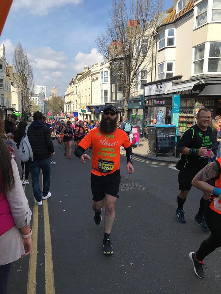 Kitroomco's tweet photo. Our very own Bearded Runner runs his 3rd marathon in 12 days on Friday. raising £3000 for Ellenor Hospice.  Good luck Tom, we're so proud and good luck to all Marathon Runners over the next couple of weeks @DartfordHarrier @DartfordRdRnrs  @rebelrunners @ellenorcharity https://t.co/wC5idxrcte
