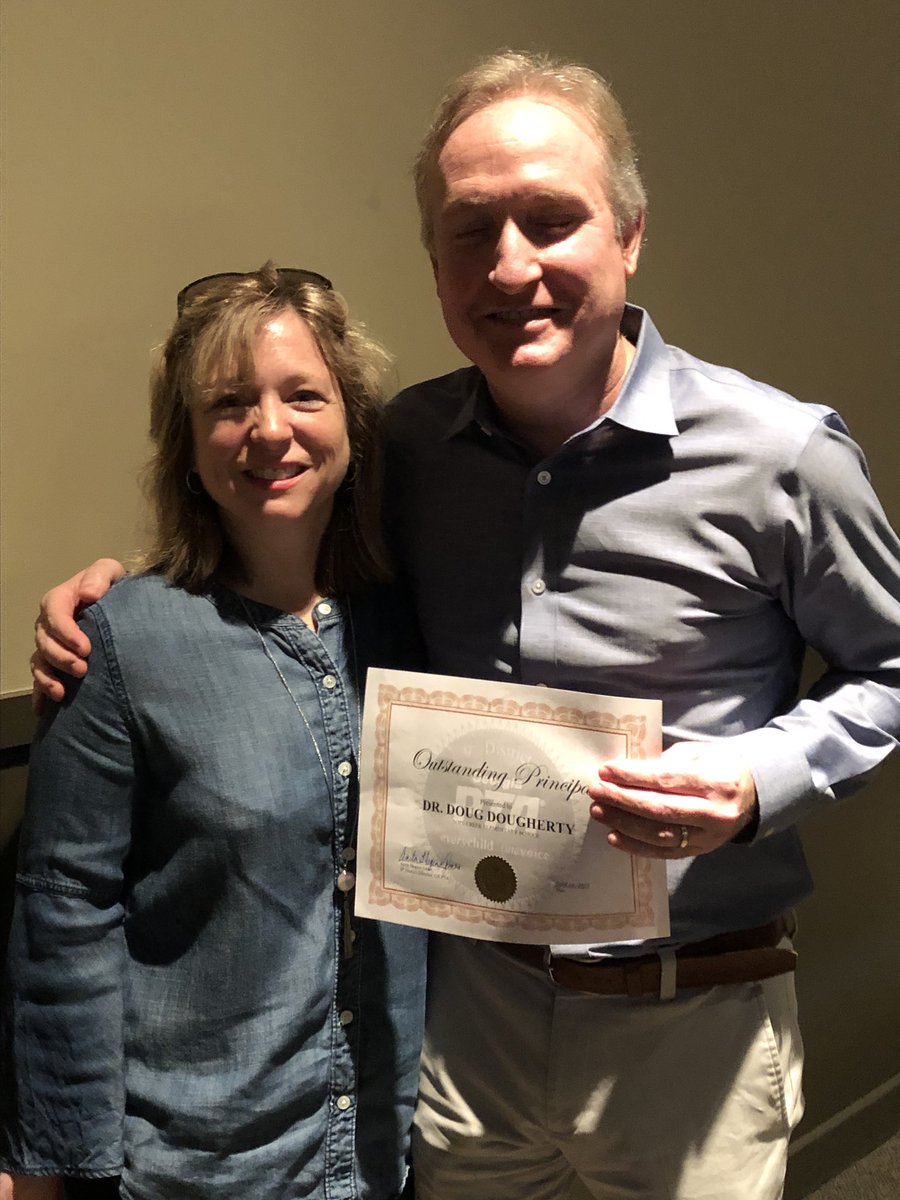Congratulations Dr. Daugherty for being named District 9 PTA Principal is the Year! <a href="/sopecreek/">Sope Creek</a> @DDaugherty51871