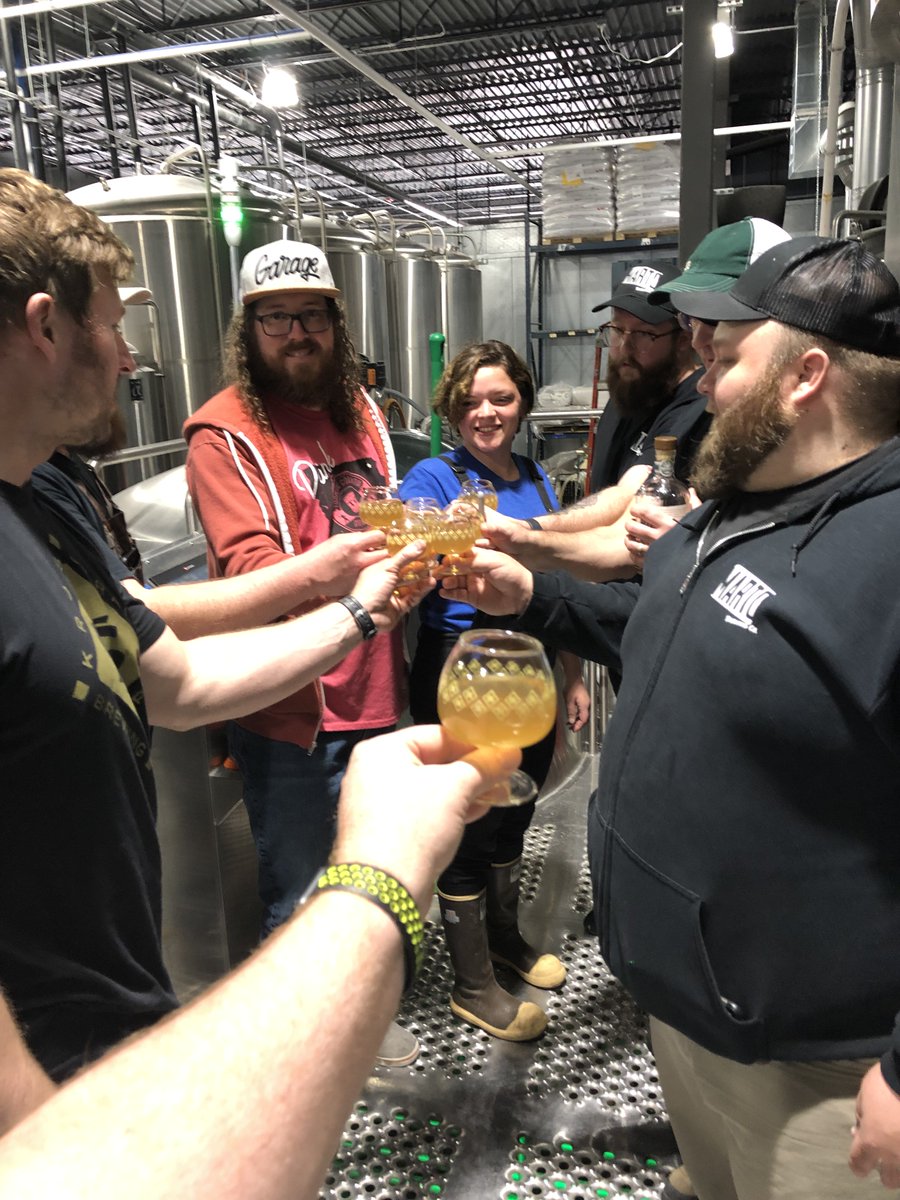 Hanging with the guys at <a href="/MartoBrewingCo/">Marto Brewing Co.</a> and brewing some stuff! 

Cheers!