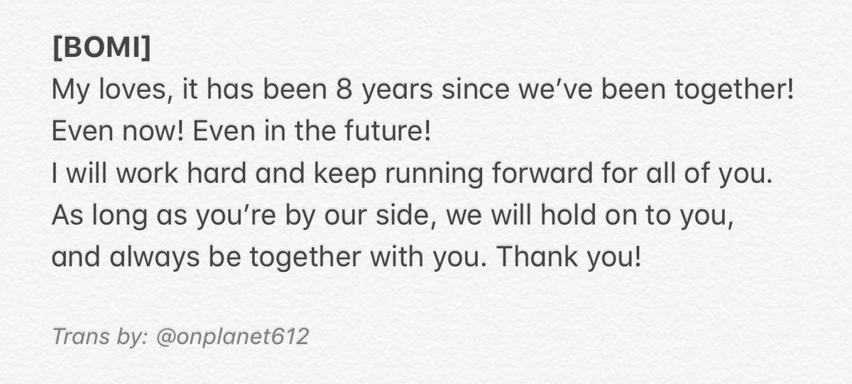 onplanet612's tweet photo. [TRANS] Apink 8th Anniversary Handwritten Letters - 1/3
Chorong &amp; Bomi
#Apink_8th_Anniversary
#빛나는_여섯별_빛나는_8주년 https://t.co/jQ5rrogoqm