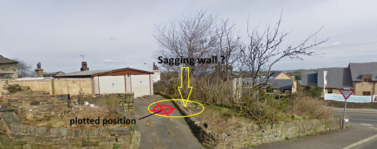 Geoinvestigate's tweet image. #Geoinvestigate's #geotechnical #deskstudy #siteinvestigation identifies possible #coal #mineshaft position corresponding with sagging wall. Trenching at close spacing to locate mine shaft to follow with #microrilling to locate probable shallow #coalmine working.