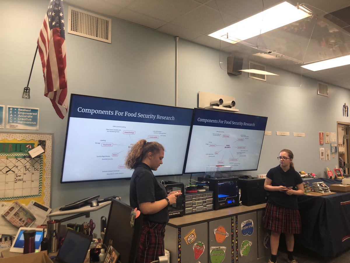 SAS_Brunswick's tweet photo. Super proud of these kids as they showcase their @OSLN Design Challenge projects!  Great job 6th graders!  You are amazing!!!  #STEMfeedsOH #DesignChallenge #STREAMForward #Hunger https://t.co/8KAF7GcDOS
