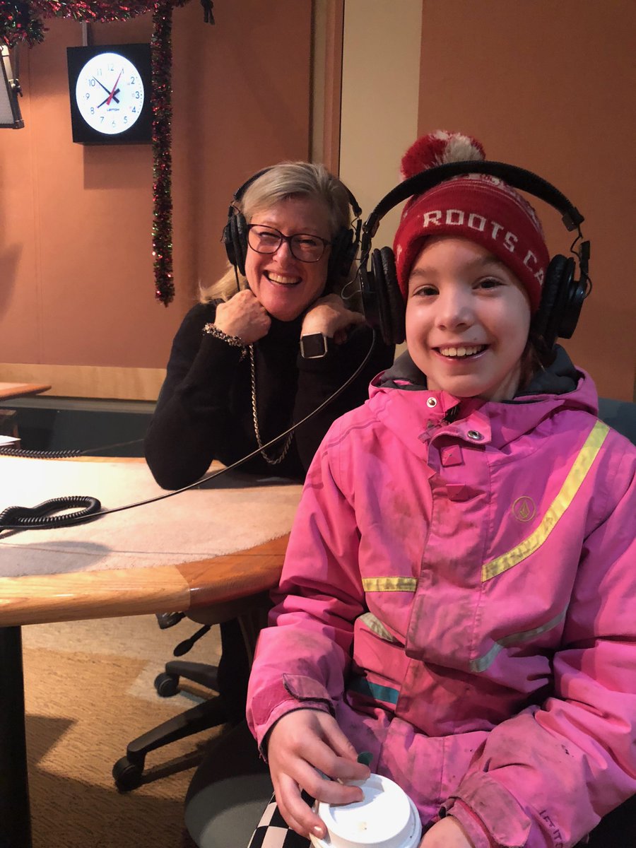 Thank YOU <a href="/SandiColemanYT/">SandiColemanYT</a> for inspiring a future generation of Yukon leaders with your warm, caring approach to issues important to all of us. We will miss you! #morningconversations #thoughtprovoking #afamilythatlistenstoradio <a href="/CBCNorth/">CBC North</a>