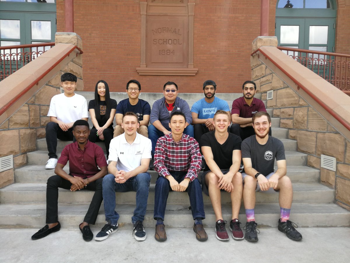 BinMu_ASU's tweet photo. I didn’t seriously realize how diverse our school can be until I took a group picture few days ago. In my tiny small group, I got students from USA, China, Hongkong of China, Korea, Indonesia, United Arab Emirates, Kuwait, and Uganda. How amazing it is! https://t.co/CbWF0vBwm8