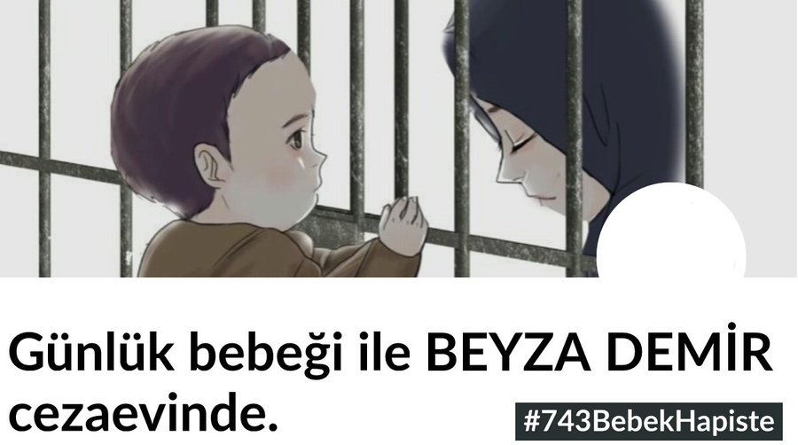 alimolan_1's tweet photo. Doğumhaneden Cezaevine
Beyza Demir hamileyken tutuklandı

29 ocakta doğum yaptı ve iki gün hastanedekaldıktan sonra tekrar cezaevine gönderildi

Bakıma muhtaç 79 günlük bebeğiyle birlikte cezaevinde

Hamile ve bebekli kadınlar tahliye edilmeli!
Sesleri olurmusunuz 
@haluk_levent https://t.co/pBpVLVXfIH