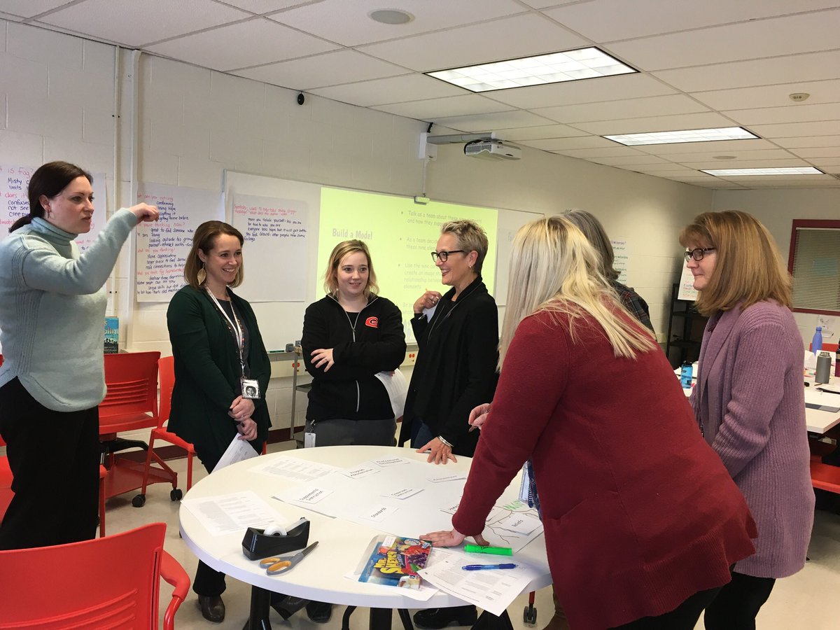 lynnlitlink's tweet photo. “...and their craft.”  Thank you AES, GES, LES, WES &amp; PBES Lit Teams for 3 days of learning. @GuilderlandCSD https://t.co/uX78mMcEGd