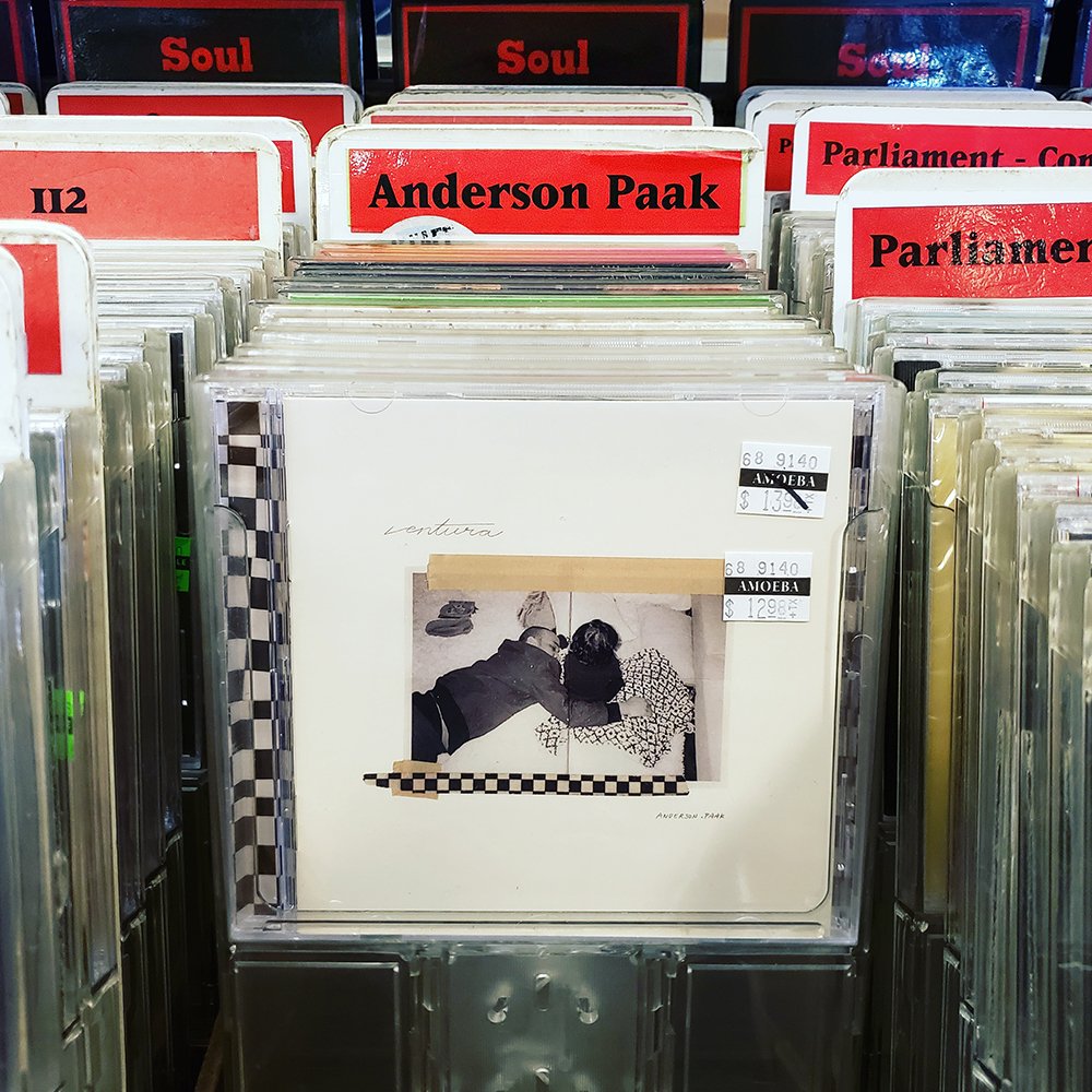 Amoeba Music on Twitter: ".@AndersonPaak's new album #VENTURA is available now on CD. Features Andre 3000, @smokeyrobinson, @jsullivanmusic, @lalahhathaway, the Nate Dogg &amp; (No date announced yet for a vinyl