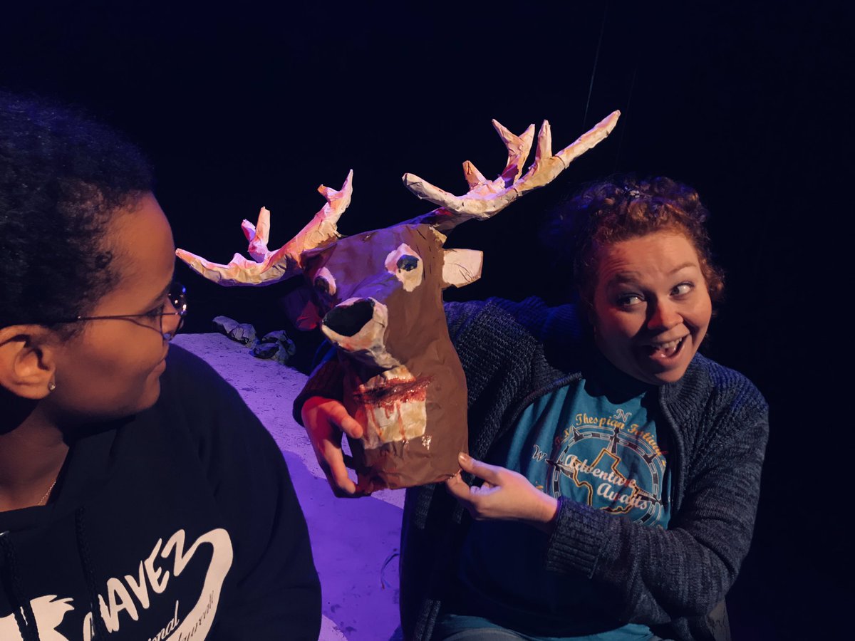 CHSLoboTheatre's tweet photo. Sometimes props in live theatre don’t work...know when to cut it. R.I.P Bucky ☠️ Don’t expect to see him on stage tonight 🤣 #PropFail https://t.co/bhVJucIrAr