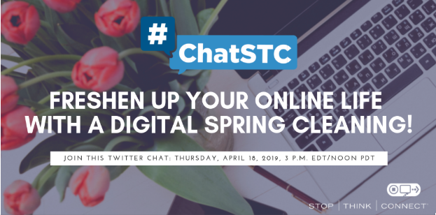 TrustArc's tweet image. At 3 PM ET/12 PM PT, we&apos;ll be participating in the monthly #ChatSTC. Experts will share tips to help tidy up your home or office space and freshen up your online security with a digital #springclean. Add @STOPTHNKCONNECT or just follow #ChatSTC to join!
