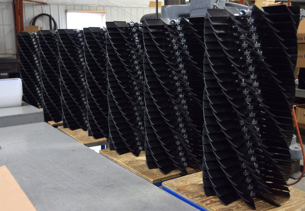 BreezaInd's tweet photo. Stacks of fans ready for the forklift industry. It's pretty amazing to see how many different industries use Breeza fans! https://t.co/snhjQPwG4b