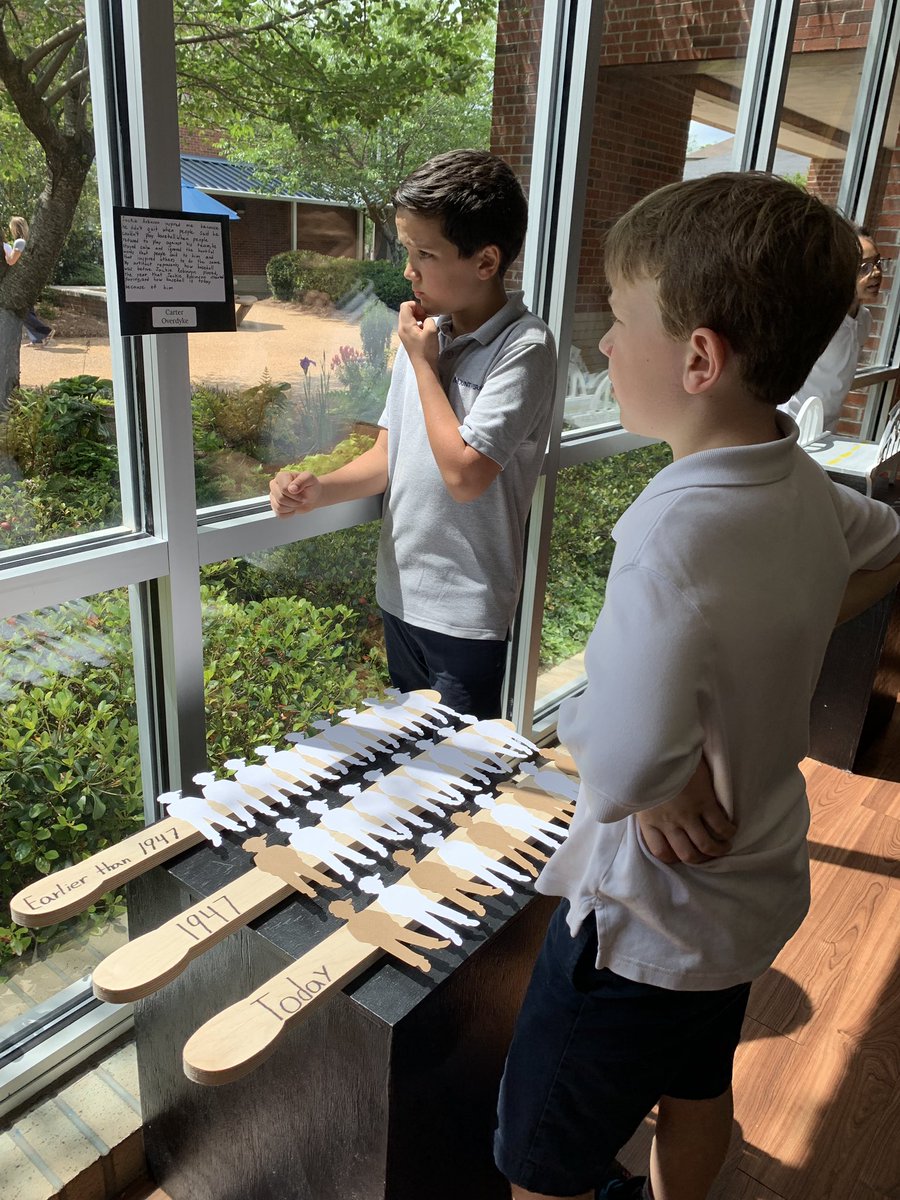 AMTRutledge's tweet photo. HMW curate a museum that invokes empathy? So proud of our G3 students’ amazing social justice projects #mvpschool https://t.co/ELMiFNgmml