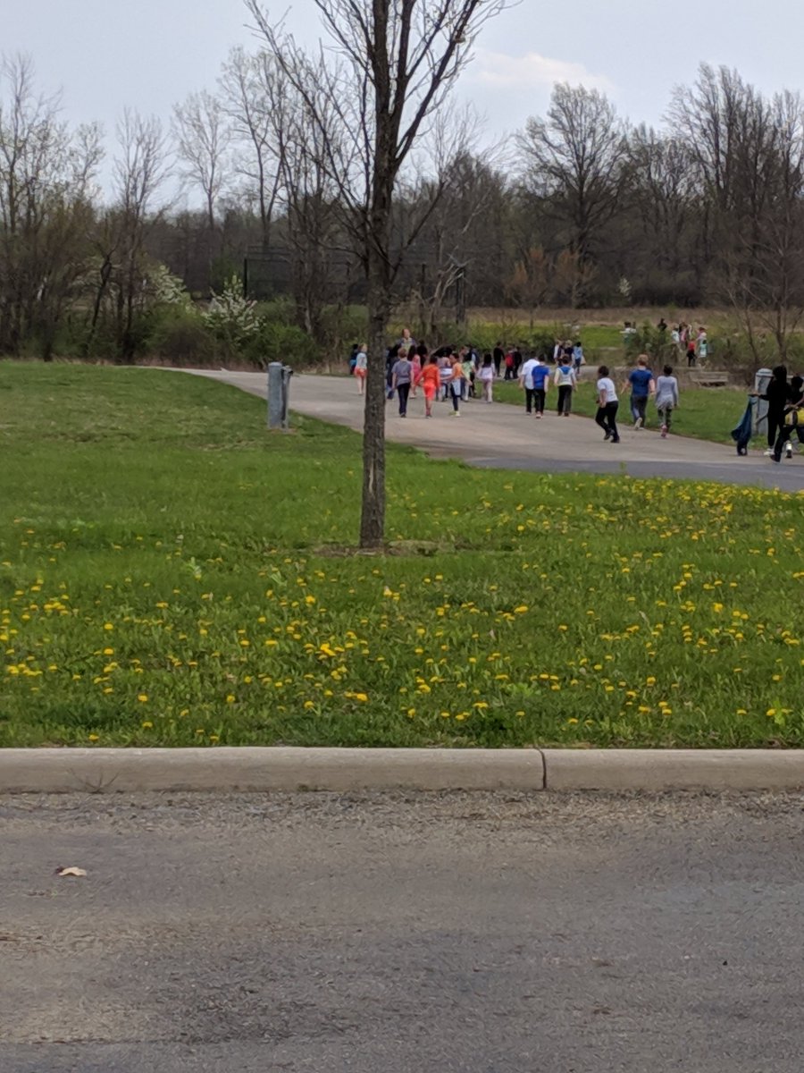 60 minutes of walking...what fun!... We saw red winged black birds, blue heron frogs, the yurts, and the raider softball and soccer fields. What a trip around the campus. Our track today <a href="/ReynSues/">ReynSUES</a> was just shy of a mile! <a href="/mrlee3rd/">Michael Lee</a> class completed 2.6 miles!!
#reynproud 
#wornout