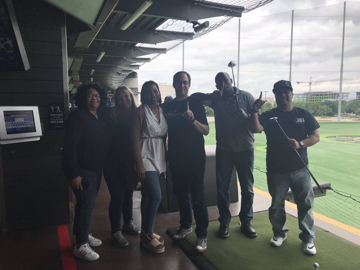 Tiger Who?? Winning Top Golf Team! 
#AwesomeATSD #LeadershipDevelopment #RontourageATT @AustinAvengers <a href="/CJLaBoard/">Carolina Texan</a> <a href="/joe_farrell21/">Joe Farrell</a>