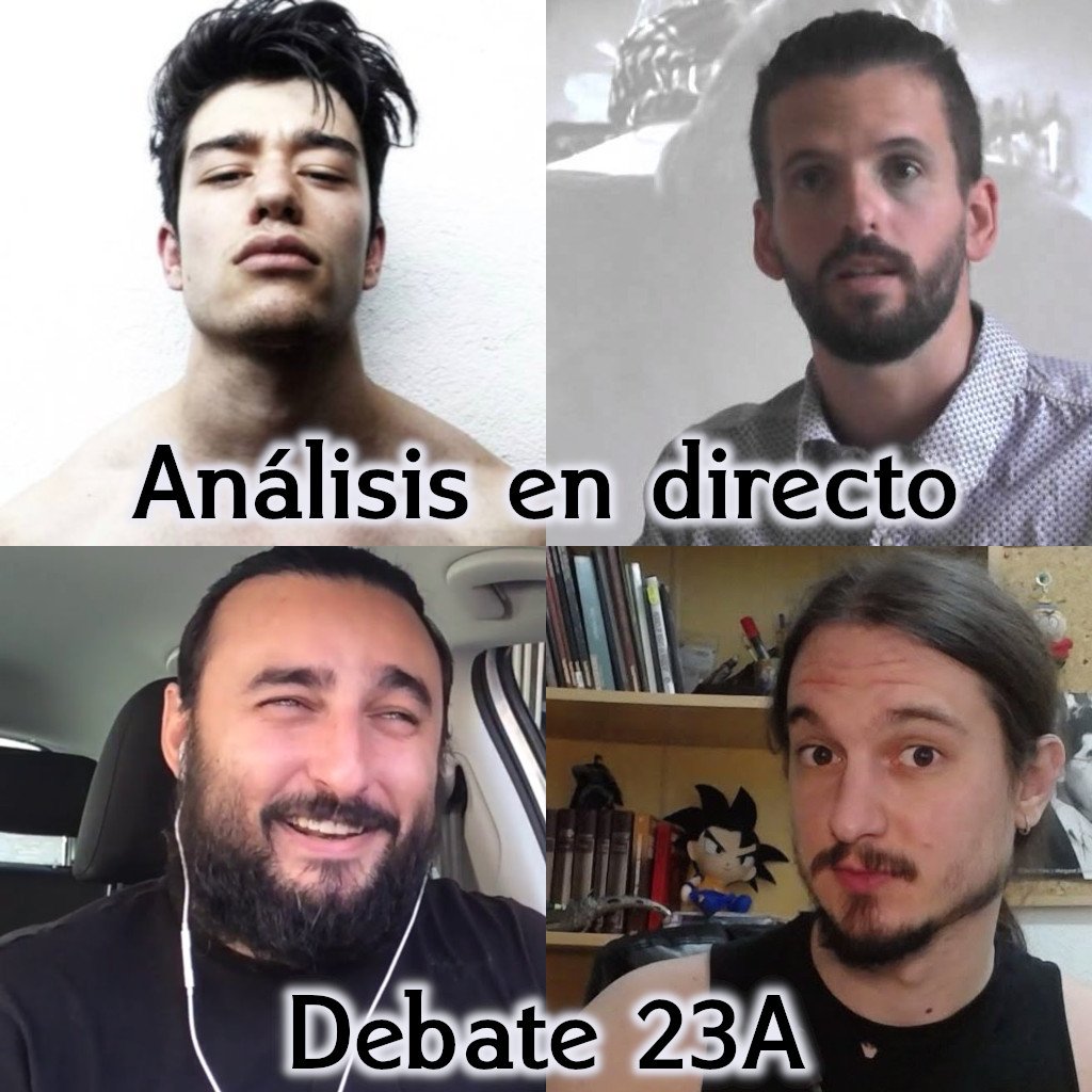 GuerrillaSomos's tweet photo. Ya que el #Debate23A despierta mucho interés, y Vox parece ser que no va a hacer acto simultáneo (https://t.co/KE673cEA80), un directo a cuatro bandas entre @joanplanas, @wallstwolverine, @Slaanesh_Adria e @InocenteDuke rompería audiencias. 

RT si quieres que lo hagan. https://t.co/tuczdxcxDm