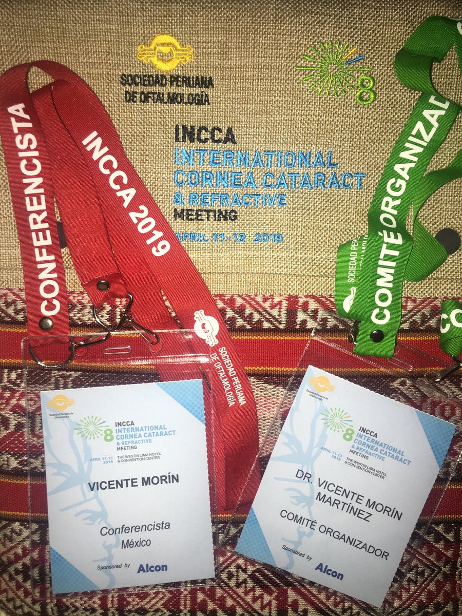 chentemorin's tweet photo. Gracias por permitirme ser parte de este importante congreso #INCCA 
Internacional Cornea Cataract &amp; Refractive Meeting https://t.co/yHLDHaoaA1