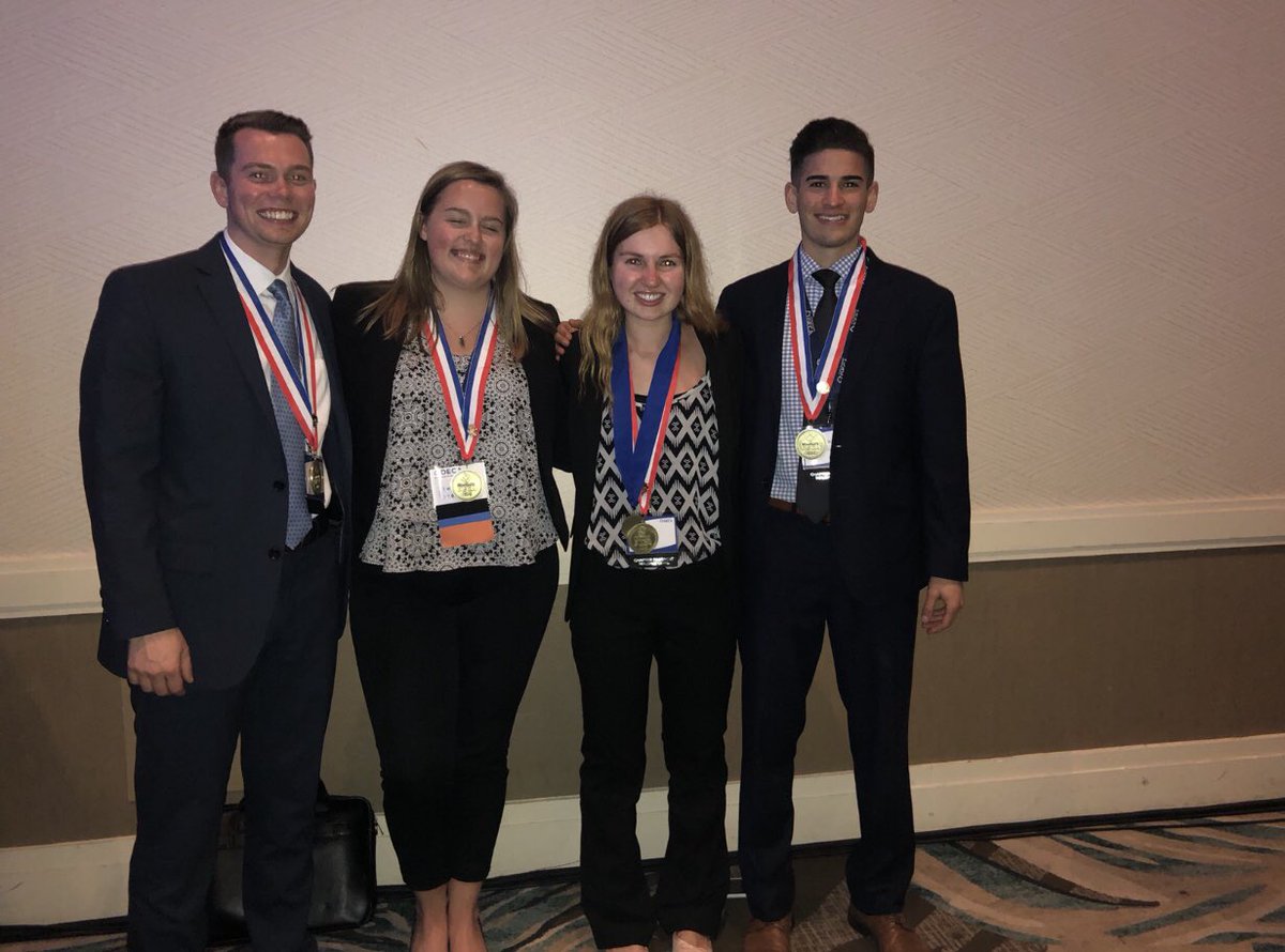 Endicott College DECA tweet media