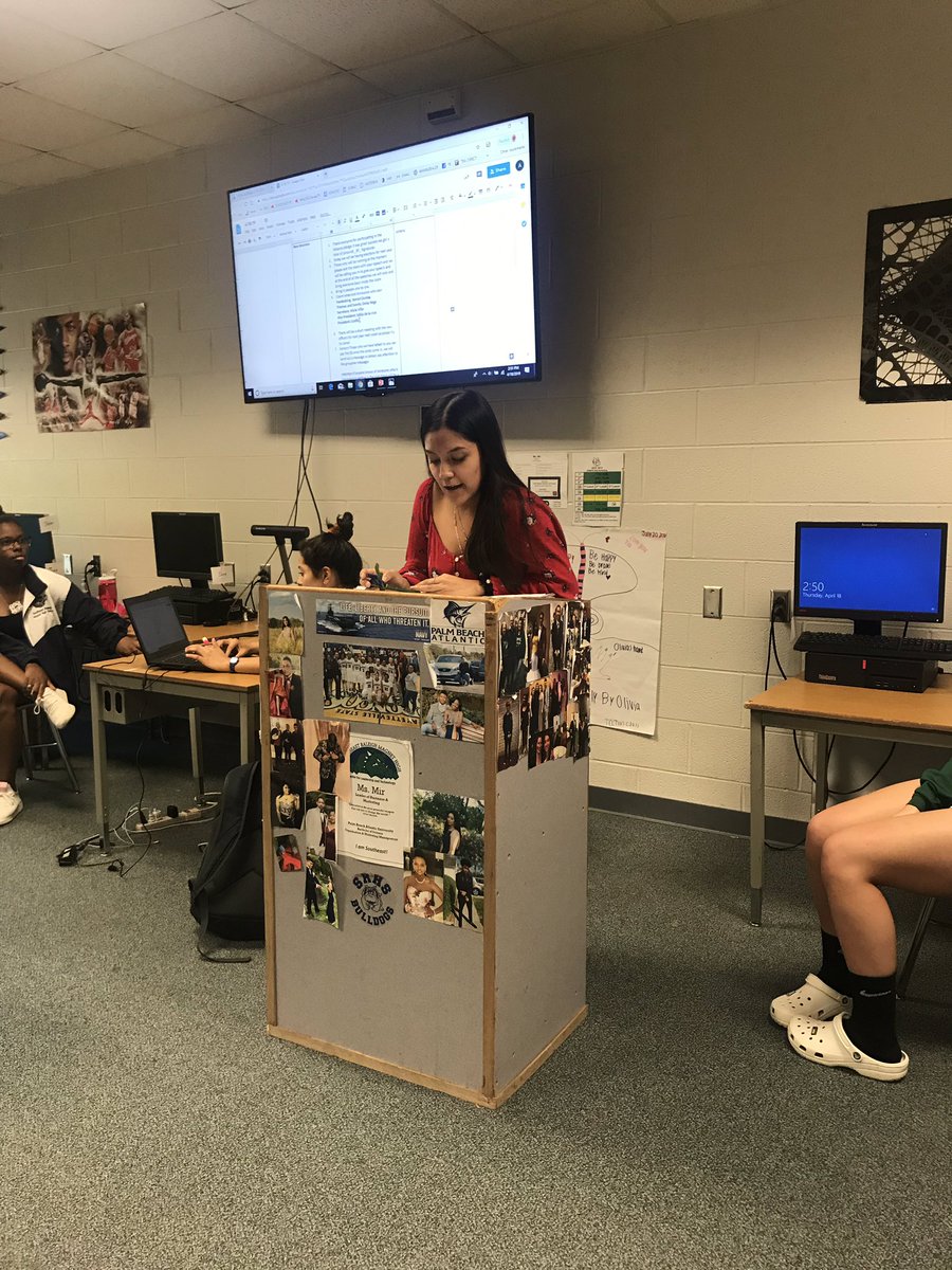 SRMHSHOSA's tweet photo. HOSA members making speeches to run for next year’s positions! https://t.co/2nVbhxrDx4