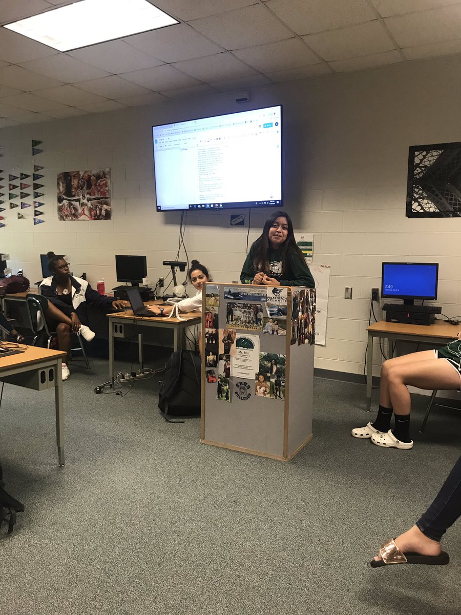 SRMHSHOSA's tweet photo. HOSA members making speeches to run for next year’s positions! https://t.co/2nVbhxrDx4
