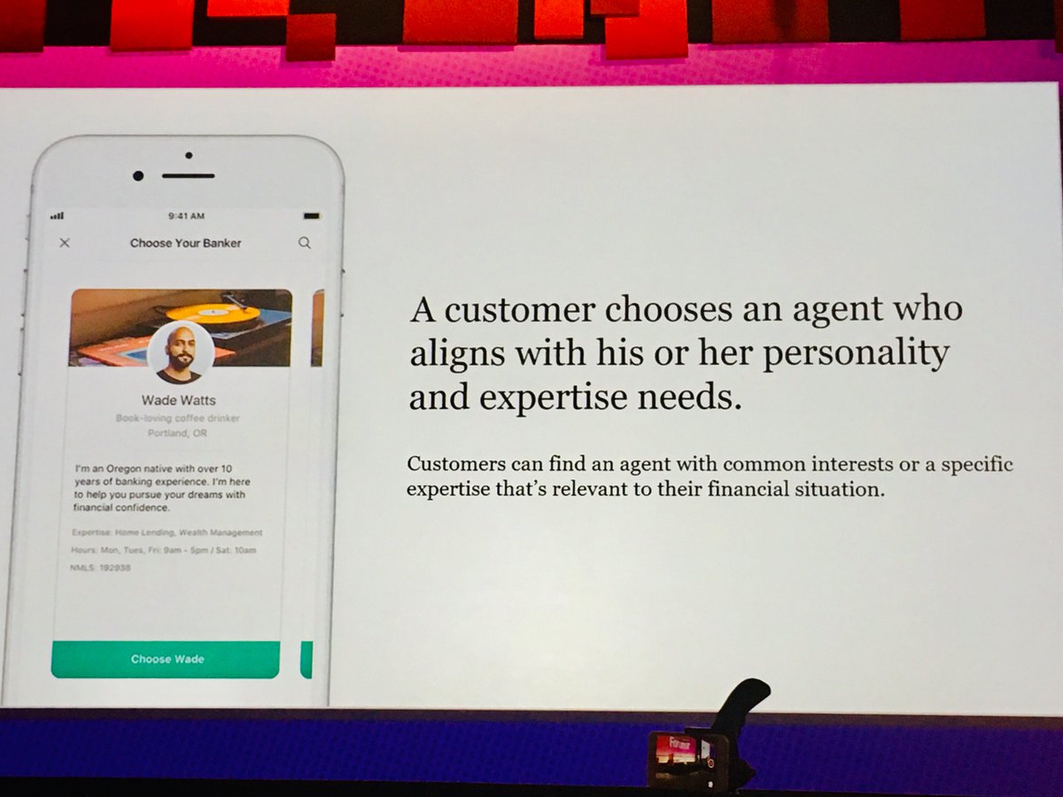 "We wanted humans to take advice from humans the same way as they do their hairdresser or dentist." -- Rilla Delorier, on the <a href="/umpquabank/">Umpqua Bank</a> Go-To app.

We are passionate about experience-driven banking. #AI has it's place, but it isn't quite human enough! #fbforum #humandigital