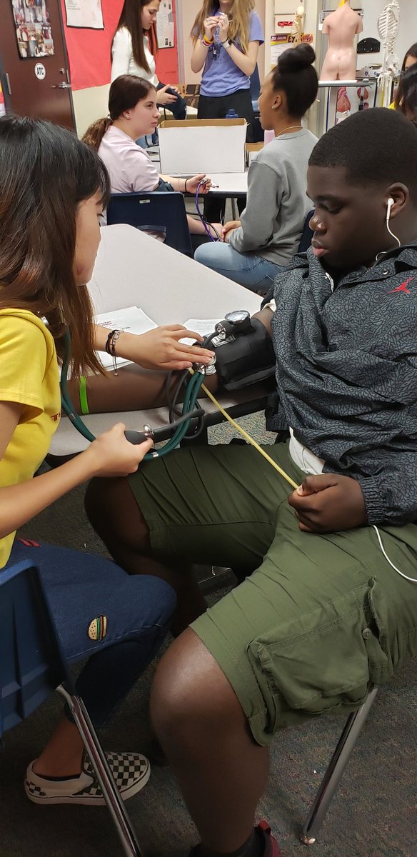 Learning how to take blood pressure manually and digitally!
