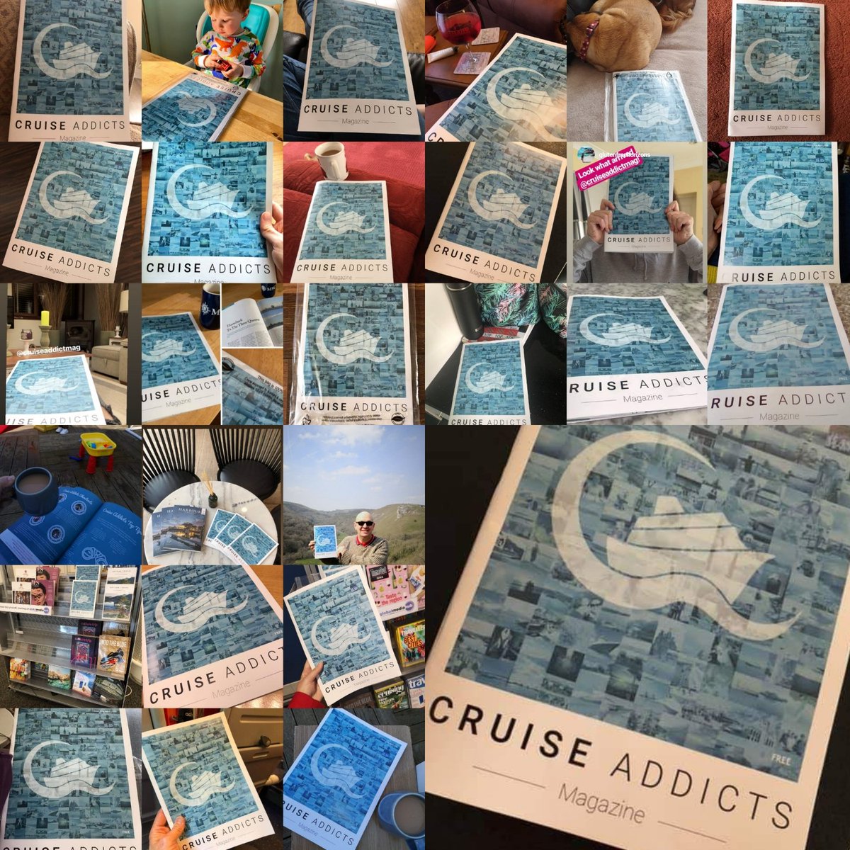 What a week! Here's just a snippet of the pictures our Cruise Addicts have sent in 🙈🥰

Launch week for the @CruiseAddictMag has been out of this world and subscriptions have gone through the roof for issue two (#fomo is REAL!) I couldn't be any prouder of my team 💕