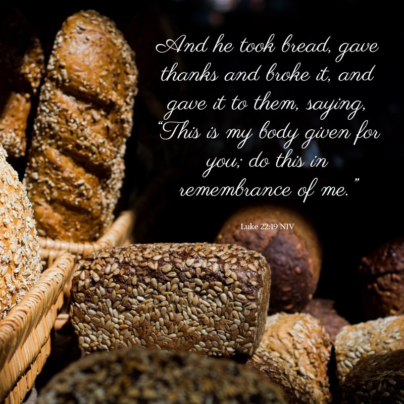 #dailybibleverse Luke 22:19 NIV