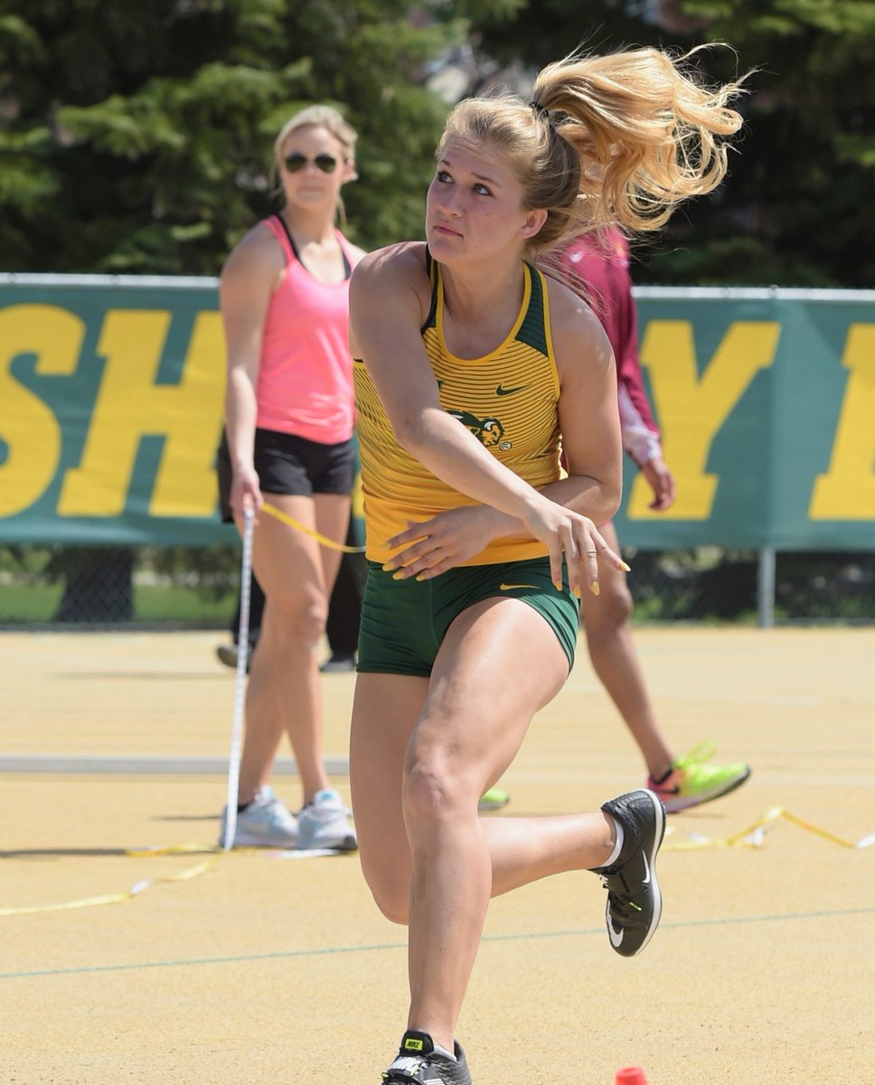 Junior Macy Denzer is now No. 10 all-time at NDSU in the heptathlon, scoring a personal-best 4,946 points at the Bryan Clay Invitational today.

She surpassed her previous best by 219 points.