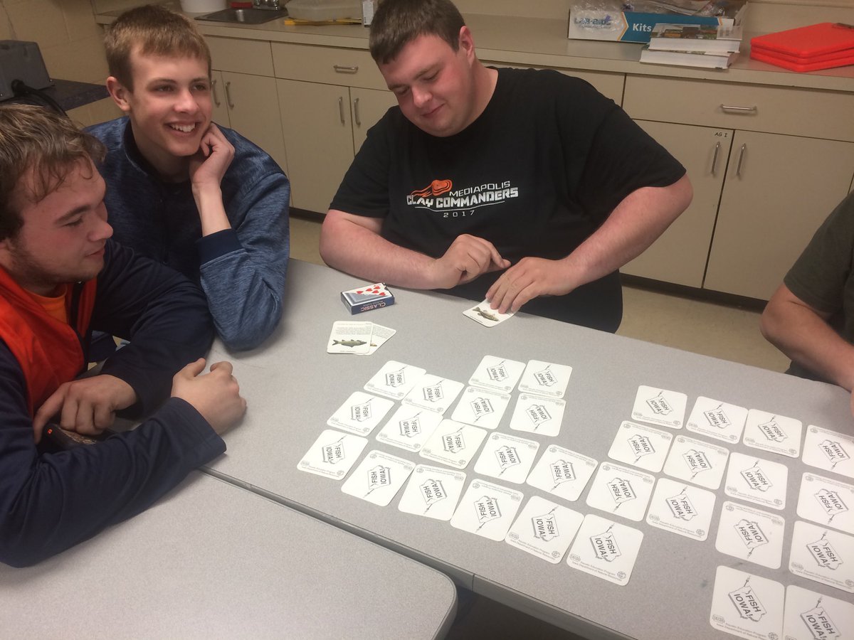 BenCarterIA's tweet photo. A little chemistry to start the week and now fish ID to end it!  Have a great Easter! #mepoclassroom https://t.co/ZzMgzmnf8o