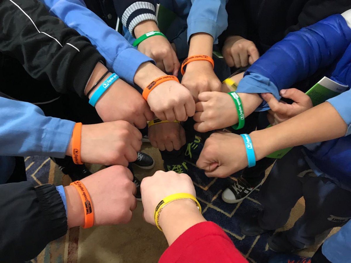 darine_elmasri's tweet photo. #togetheragainstbullying ! Thanks to our wonderful team of #kidproof instructors for the powerful #bullyproofing workshops @ the Druze Orphanage! You have inspired & empowered these children with the tools & techniques they need to stay safe & to stand-up for others! #purpose https://t.co/08Ws8YrkLS