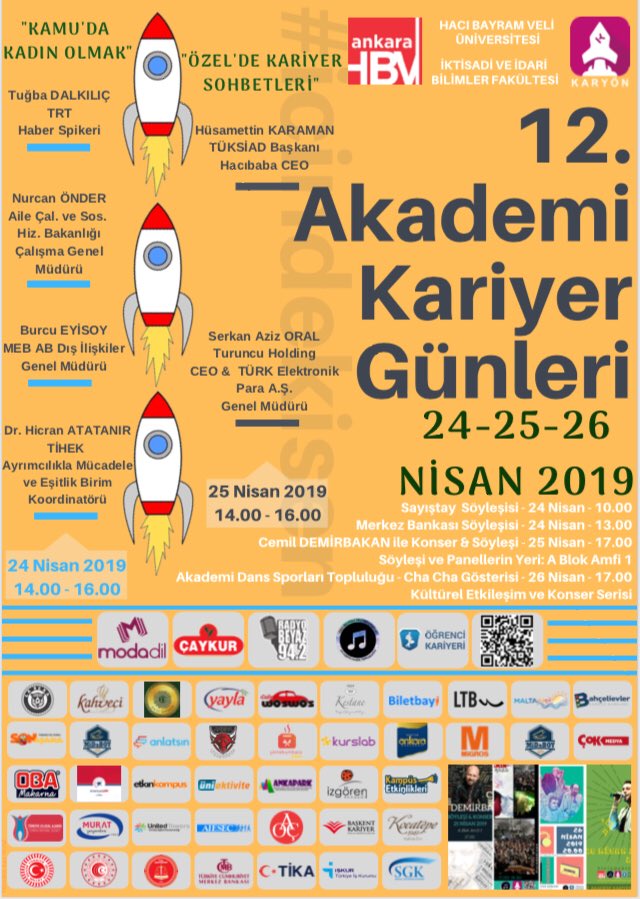 karyonorg's tweet photo. 24-25-26 Nisanda A Amfi 1de 12.Akademi Kariyer Günlerine herkesi bekliyoruz. #icindekisen🚀🚀🚀 https://t.co/9toTZwCXnj