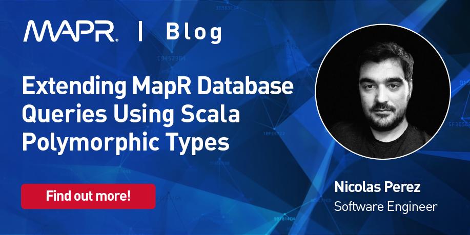 HPE_AI's tweet photo. ICYMI: If you're a Scala user, here's a great opportunity to learn how to extend MapR Database queries using Scala polymorphic types. https://t.co/a5oZBaXpK1 #scala #maprdb @anicolaspp https://t.co/H8y4meLT85