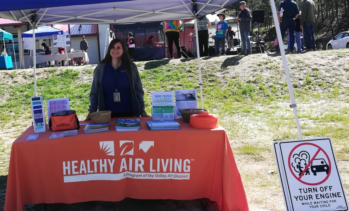 ValleyAir's tweet photo. Look for us this weekend at #EarthDay events in Modesto, Fresno & Huron. Ask about the many #grant programs available to you. #CGYM #DCSJ #BurnCleaner https://t.co/CAUoneAa1C