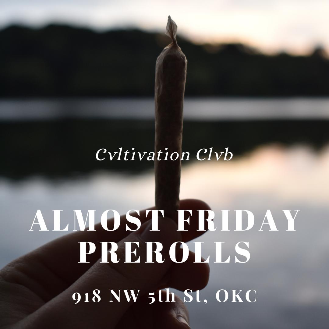 CvltivationC's tweet photo. Almost Friday PreRolls! Come in and get some 15% PreRolls. Perfect for this beautiful Thursday afternoon. #TheClvb #Dispensary #MedicalMarijuana #CannabisCommunity #Cannabis #CannabisCulture #THC #CBD #Flower #PreRolls #Hybrid #Indica #Sativa #Terpenes https://t.co/VbmLWpN9D0