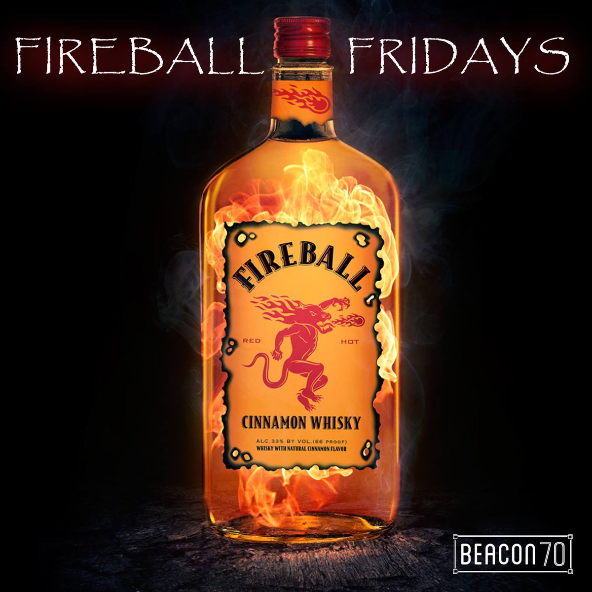 Friday Nights are Starting to Heat Up at Beacon 70! Cover Band's, DJ's, Weekly Drink Specials and NOW $3 FIREBALL SHOTS!! Be Apart of the FRIDAY NIGHT FUN! For Info Beacon70.com.