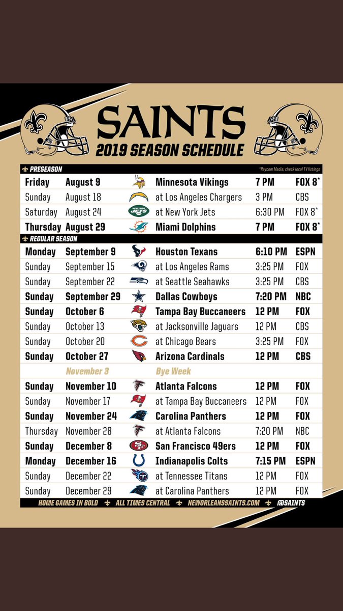 RDTireService's tweet image. Saints 2019