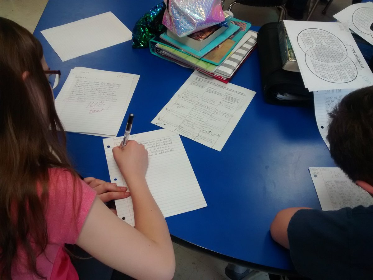 EmJoMom's tweet photo. Final case evaluation! Finishing up our case reports providing evidence and reasons to make an arrest! #mysteryfun @AlvatonElem https://t.co/TpAlasfjWa
