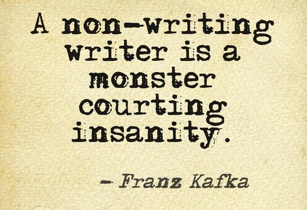Yet sometimes writing feels a little similar... hahaha