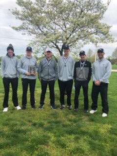 WillardHSgolf's tweet photo. A great day for Willard golf as they win the Greene Hills Invitational with a team score of 324. Greg Mitchals won the individual title as well an amazing score of 69! Brandon White 3rd (81) and Nathan MacLaughlin 6th (83). https://t.co/d1sx3fEHiX