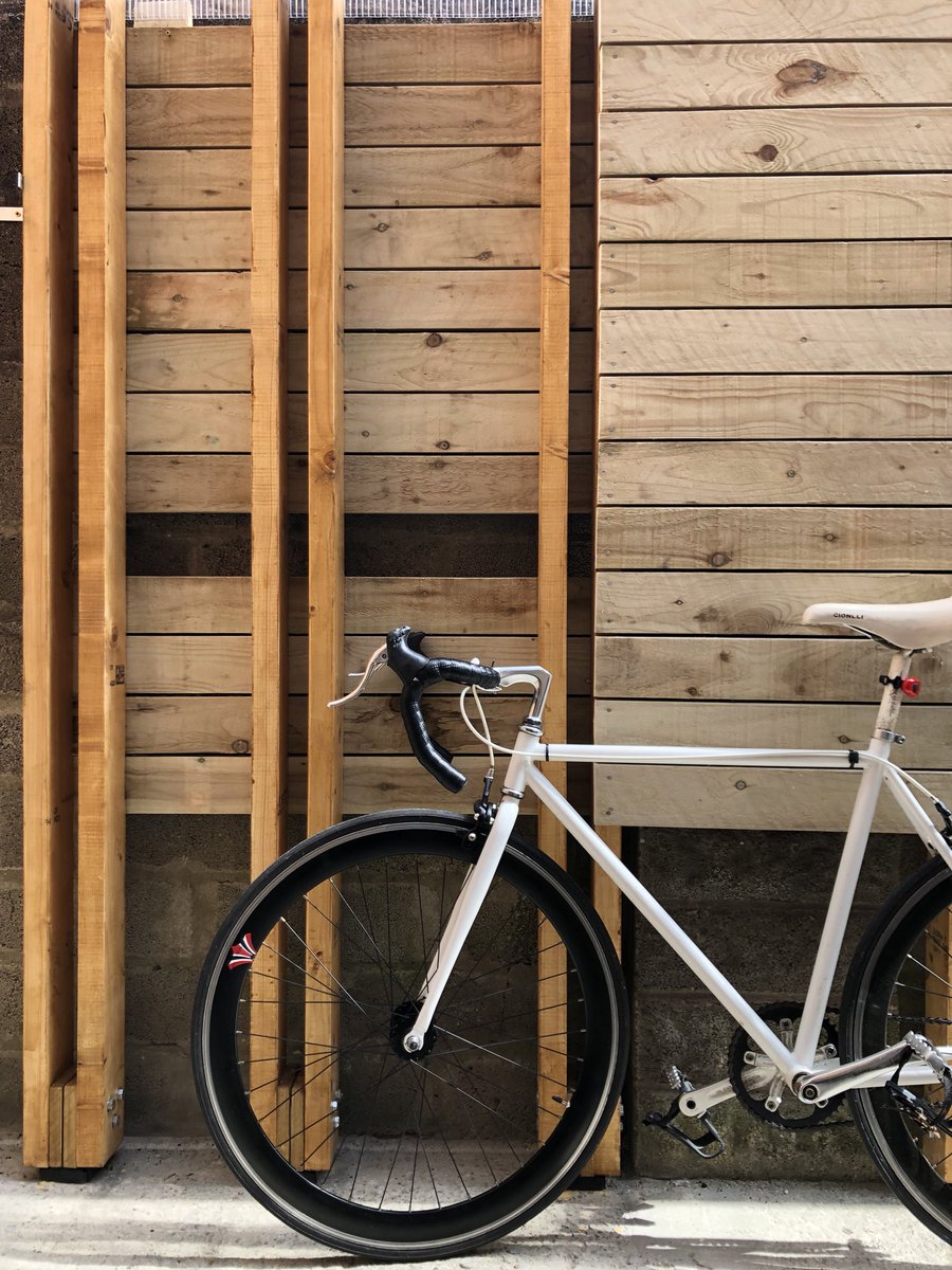 LoynCo's tweet photo. Talented @WSofArchi students giving us a masterclass in seeing a project through from inception to completion on site (with a bit of help from a very kind contractor Ray Jones). Great teamwork and leadership - we will miss having you all around! #practiceexperience #bikeshelter https://t.co/H85znFsa6L