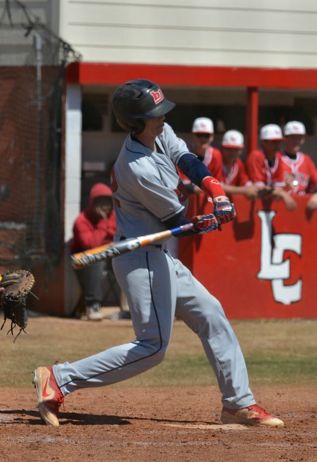 ItsMrsMoran's tweet photo. I can’t believe baseball season is already over! #GavinMoran22 #HomeRunOverTheFence #BobJonesHighSchool #Catcher #1stbase #RightField https://t.co/6Mzi6uG2Io