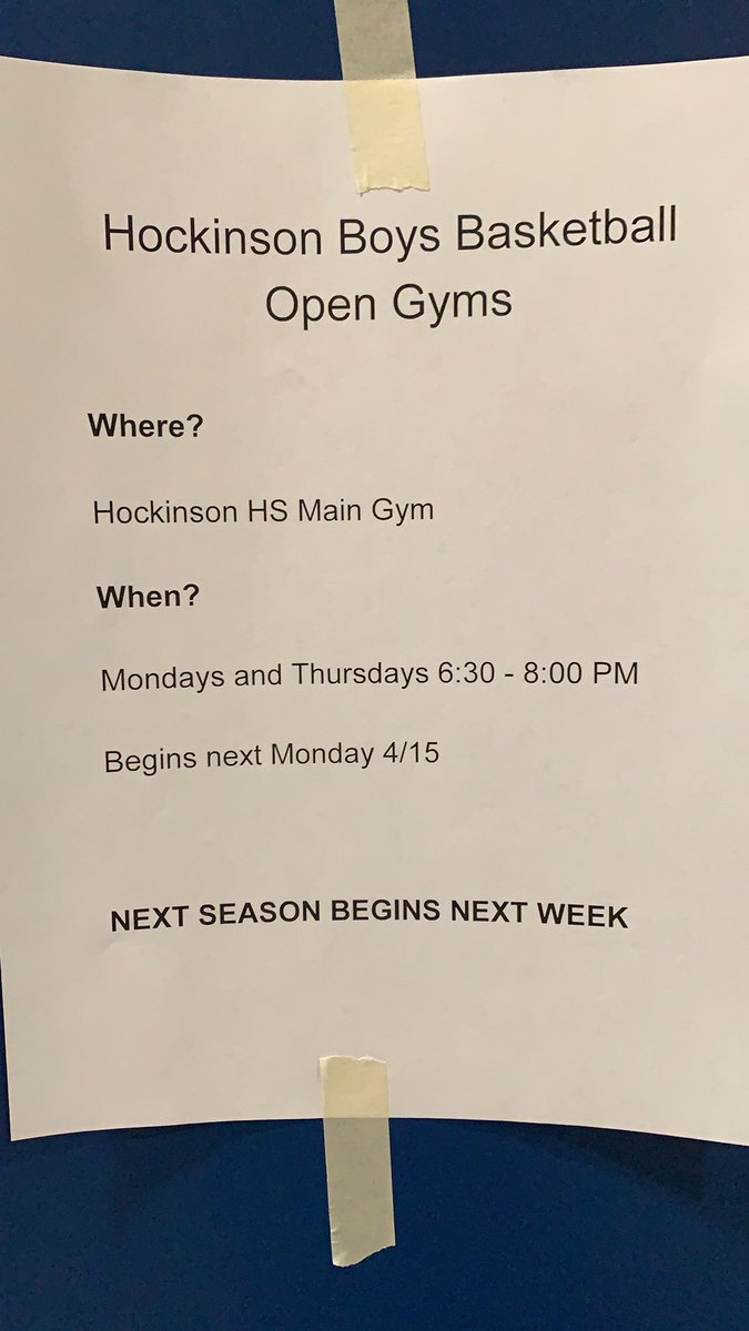 Mark your calendars, it’s time to get back in the court!