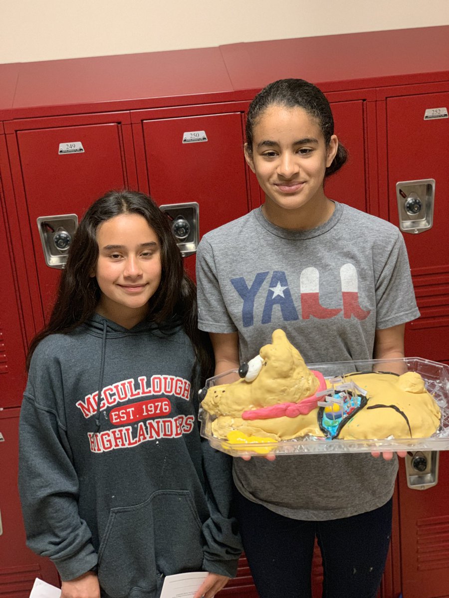 mrs_king6's tweet photo. So many awesome #ediblecell projects turned in today. The kids loved then &amp; we loved seeing their creative sides! @Deretchin https://t.co/AptZjNPDok