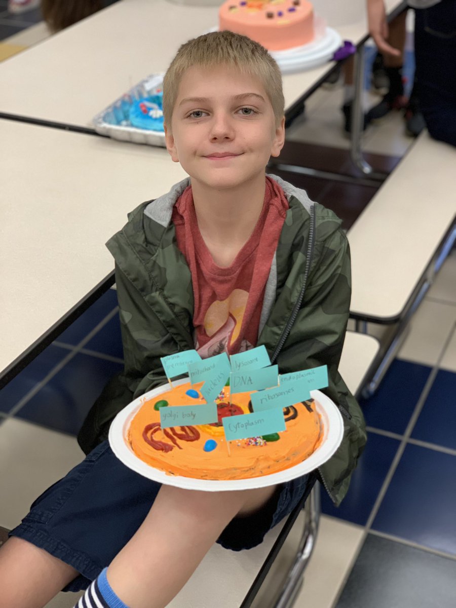mrs_king6's tweet photo. So many awesome #ediblecell projects turned in today. The kids loved then &amp; we loved seeing their creative sides! @Deretchin https://t.co/AptZjNPDok