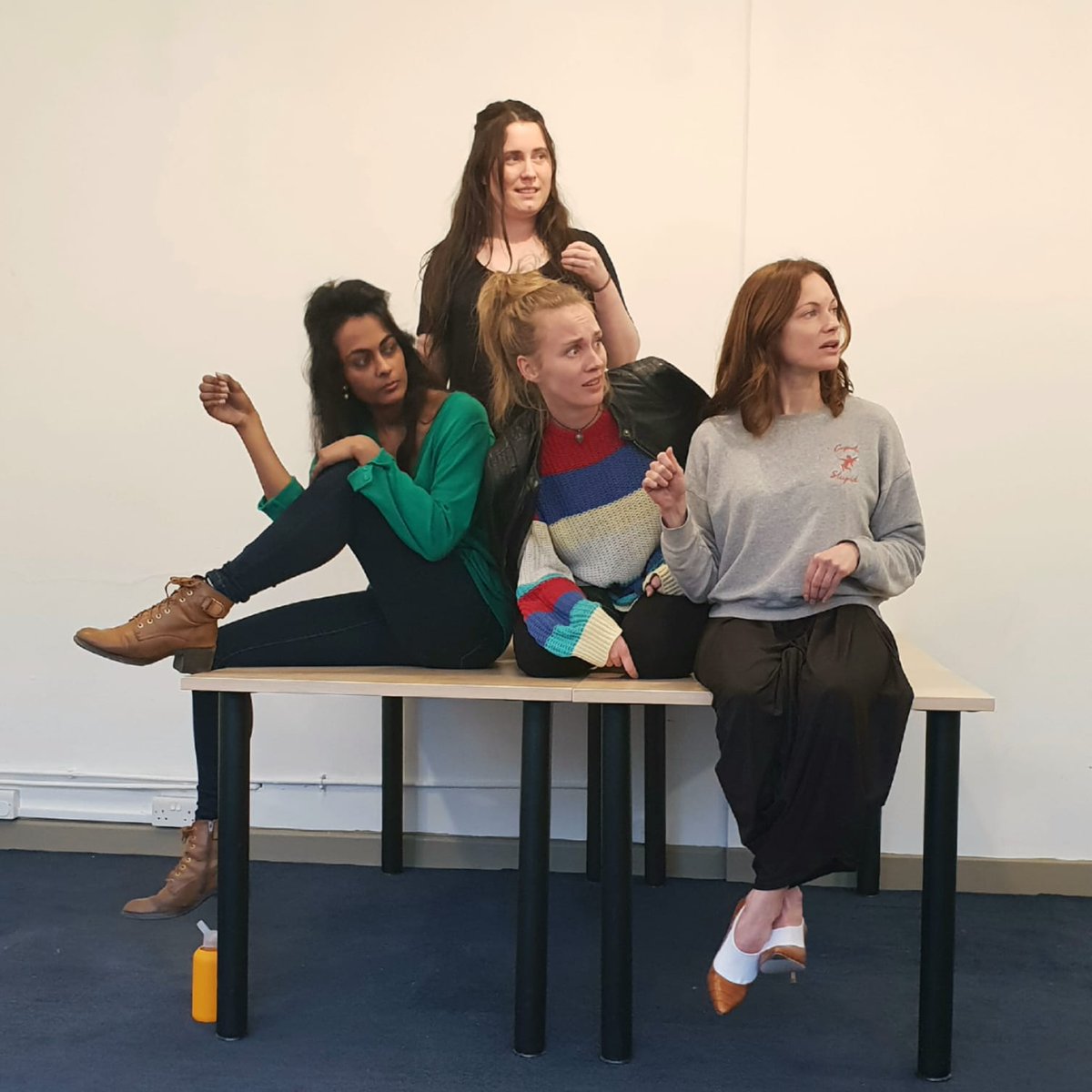 fullhousesthtre's tweet photo. What do you mean 'I haven't booked my tickets yet'??! Opening night is just two weeks away! Don't miss '5 Women Wearing the Same Dress!! https://t.co/MzxgkcJUJn https://t.co/U2iBwUOII5
