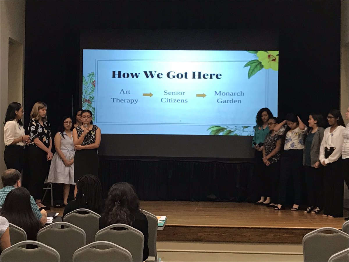 ArSprograms's tweet photo. So inspired by the Ann Richards School Senior Capstone Presentations of Learning today at St. Edward’s University. Absolute proof that our girls not only WILL change the world, they’re already doing it! #AISDproud #StarSmart #ARSstars https://t.co/qmpfXxRE2T