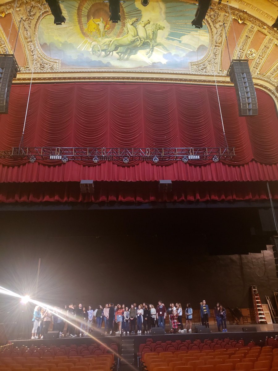 Marlowe Musicians on the Chicago Theatre stage!
