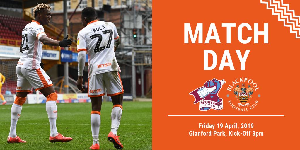 BlackpoolFC's tweet photo. 🍊 #Matchday

⚽️ @SUFCOfficial vs Blackpool
🏆 @SkyBetLeagueOne
📍 Glanford Park
🕒 3pm

🍊 #UTMP https://t.co/H8c7GZU7Kd