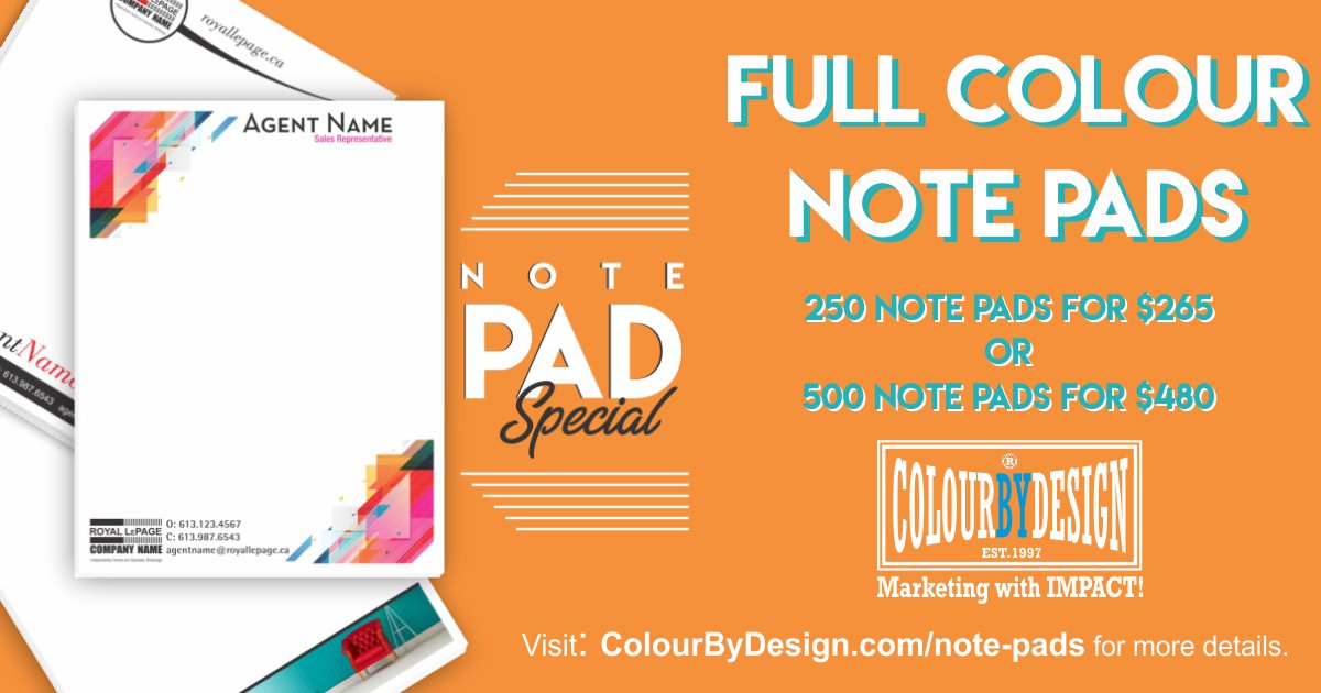 ColourByDesign's tweet photo. Our Note Pads are on Special!

Click the link for full details!
https://t.co/Exj452plVv https://t.co/XGgEWdFYVB