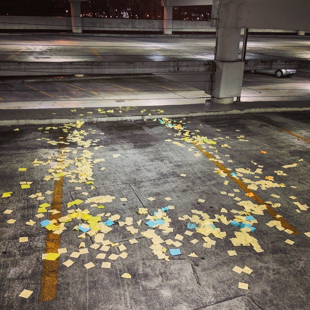 rzolna's tweet photo. Design Thinking was found dead in a Chicago parking garage last night. No suspects have been identified, though police have taken Natasha Jen in for questioning.

@mouls89 @njenworks #designthinking #designthinkingisdead #postitnotes https://t.co/knYma6YcGD